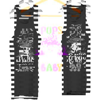 Pops Of The Brewing Baby Dad To Be Halloween Tank Top | Mazezy