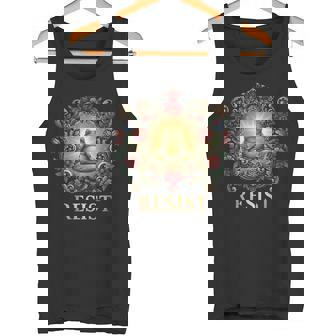 Portland Resist Frog Protest No Kings Day Tank Top | Mazezy