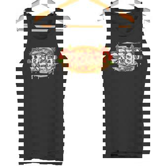 Preggo Sauce Costume Pizza Pregnancy Announcement Tank Top | Mazezy