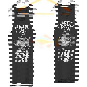 Pretend Fish Fish Tank Top Tank Top | Mazezy