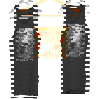 Pretty Lithuanian Stork In Forest Costume For Lithuania Tank Top | Mazezy