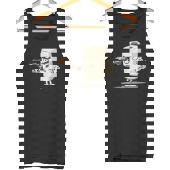 Pretty Pistole Toilet Paper Costume For Gun Lovers Tank Top | Mazezy