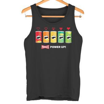 Pringles Gaming Powerup Chwarz Und Mehrfarbig Klassisch Gaming- ApparelGaming Gamernack-Fans Klassisch -Jugendliche Tank Top - Geschenkecke