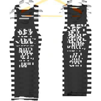 Professional Slogans For Safety Week & Industrial Teams Tank Top Tank Top | Mazezy