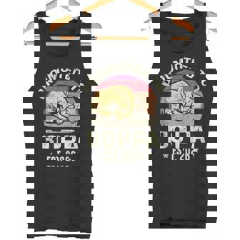 Promoted To Boppa Est 2026 For New Papa Fathers Day Tank Top Tank Top | Mazezy