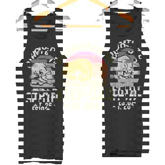 Promoted To Step-Dad Est 2026 For New Papa Fathers Day Tank Top | Mazezy