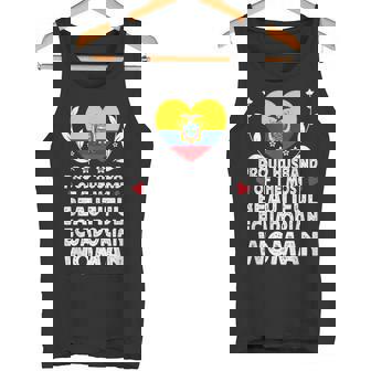 Proud Husband Of Beautiful Ecuadorian Wife Ecuador Flag Tank Top | Mazezy