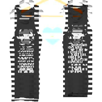 Proud Husband Of Beautiful Nicaraguan Wife Nicaragua Flag Tank Top | Mazezy