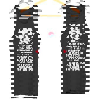 Proud Husband Of Beautiful South Korean Wife South Korea Tank Top | Mazezy