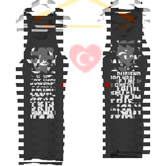 Proud Husband Of Beautiful Turkish Wife Turkey Flag Tank Top | Mazezy
