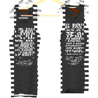 Proud Step Dad Fathers Day & Step Daughter & Stepdad Tank Top | Mazezy