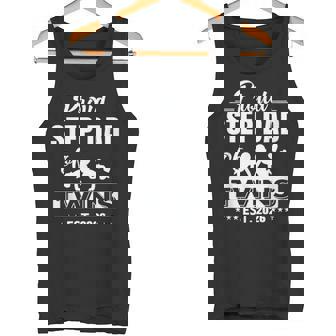 Proud Step Dad Of Twins EST 2026 Twins Cute Hearts Tank Top | Mazezy