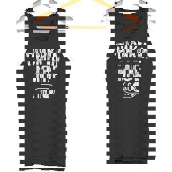 Pumpkin Mode On Costume Autumn Fall Tank Top | Mazezy