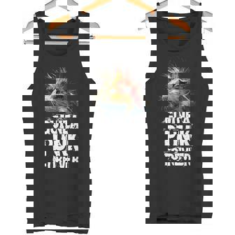 Punk Guinea Pig With Mohawk Tank Top - Monsterry