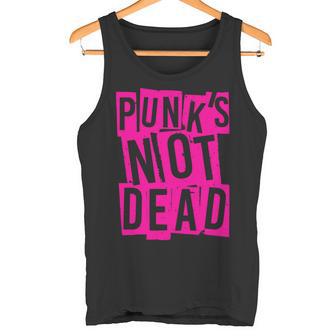 Punk's Not Dead -Intage Punk Rock Punk Is Not Dead Manga Larga Camiseta sin mangas - Regaloses