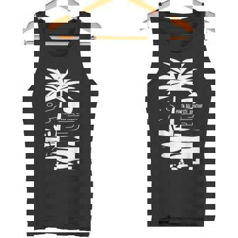 Punta Del Este Uruguay Minimalist Beach Scene Tank Top | Mazezy