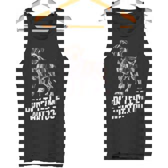 Puppy Lover Dog Lover Don´t Tell German Wirehaired Pointer Tank Top | Mazezy