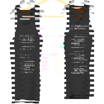 Python Eat Code スリープリピート タンクトップ - Kawaiitshirt