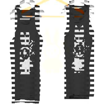Rabbit Kawaii Creepy-Cute Bunny Aesthetic K-Pop & Alt Vibe Tank Top Tank Top | Mazezy