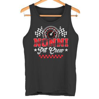 Race Car Birthday Party Racing Family Nonni Pit Crew Tank Top | Mazezy