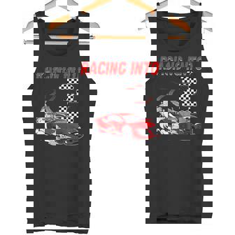 Racing Into 2Nd Birthday レースカー 2歳 幼児 男の子 タンクトップ - Kawaiitshirt