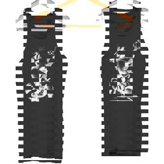 Racoon Bass Guitar Music Bassist Racoon Guitarist Musician Tank Top | Mazezy