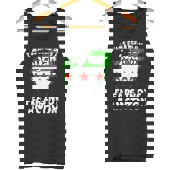 I Was Raised By a Syrian Syria Flag For Son Daughter Tank Top | Mazezy