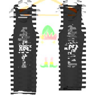 Rapper Elf Family Matching Group Christmas Rap Music Singer Tank Top | Mazezy