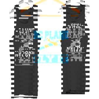 RC Airplane Aviation Aircraft RC Plane Tank Top | Mazezy