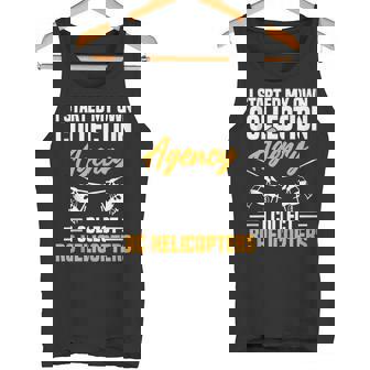 RC Helicopter Pilot Remote Control Collect RC Helic Tank Top Tank Top | Mazezy