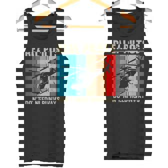 Real Pilots Don’t Need Runways Helicopter Pilot Tank Top | Mazezy