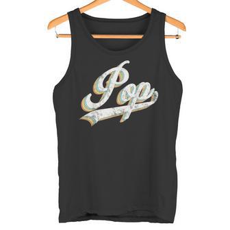 Regalo Para El Día Del Padre De Estilo Retro Pop Para Abuelo Divertido Pop Camiseta sin mangas - Regaloses