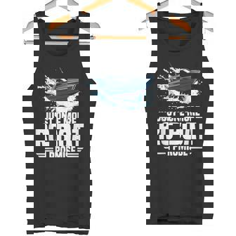 Remote Control Boat Model Enthusiast Promise RC Boat Tank Top | Mazezy