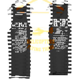 Remote Control Helicopter RC Pilot Flying RC Helicopter Tank Top Tank Top | Mazezy