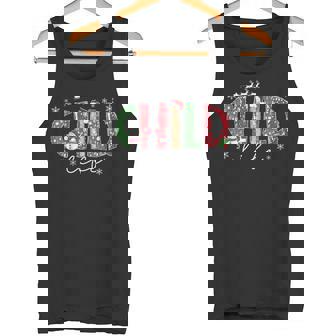 Retro Child Life Specialist Santa Hat Christmas CLS CCLS Tank Top | Mazezy