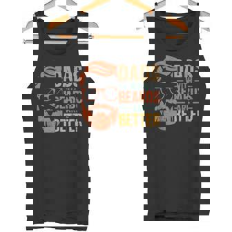 Retro Dads With Beards Are Better Pun Vintage Tank Top | Mazezy