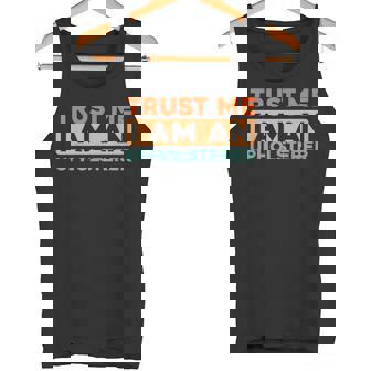 Retro Fabric Worker Furniture Restorer Vintage Upholsterer Tank Top | Mazezy