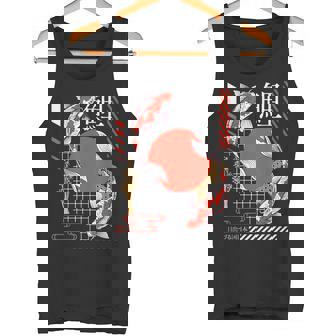 Retro Fish Koi Basic Japan Style Simple Tank Top | Mazezy