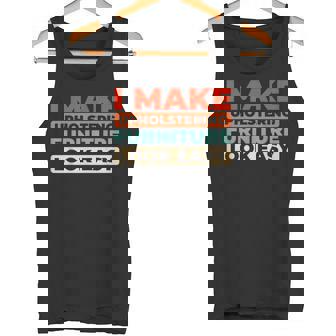 Retro Furniture Restorer Fabric Worker Vintage Upholsterer Tank Top | Mazezy