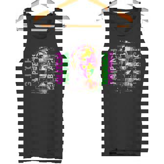 Retro Gaming Glitch Happens Embrace Chaos Pop Art Tank Top | Mazezy