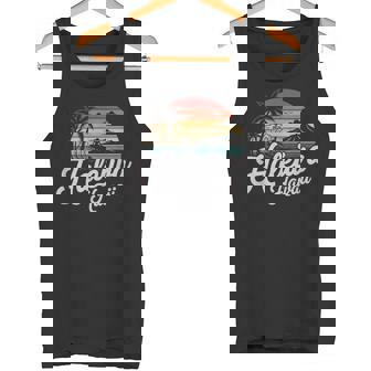 Retro Haleiwa Hawaii Graphic Art Hawaiian Tank Top | Mazezy