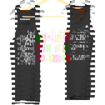 Retro Oh What Fun It Is To Cheer Christmas Santa Cheerleader Tank Top | Mazezy