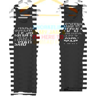 Retro Snorkeling Lover Is My Jam Snorkeler Tank Top | Mazezy