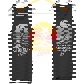Retro Sunset Sandboarder Lover Summer Sandboarding Tank Top Tank Top | Mazezy