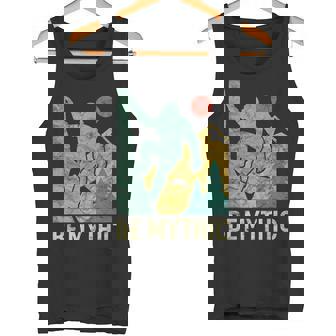 Retro Vintage Bigfoot Climbing Outdoor Rock Climber Tank Top | Mazezy