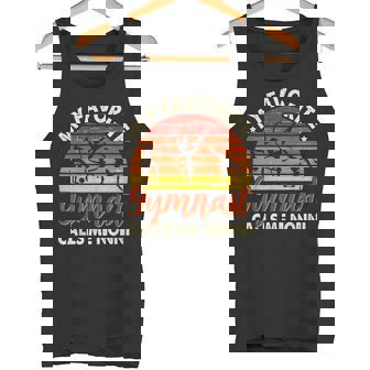 Retro Vintage My Favorite Gymnast Calls Me Nonni Tank Top | Mazezy