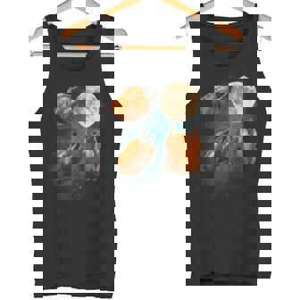 Roast Turkey Howl At Moon Meme Thanksgiving Humor Food Tank Top | Mazezy