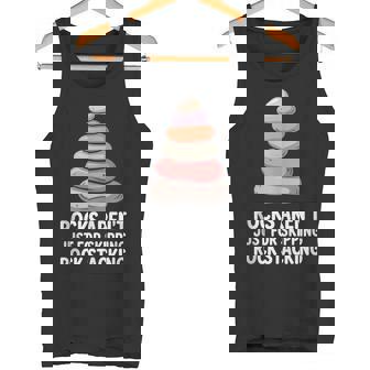 Rock Stacking Stone Balancer Rocks Aren’t Just For Skipping Tank Top Tank Top | Mazezy