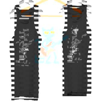Rocker Bass Player Amp Volume Music Tank Top | Mazezy