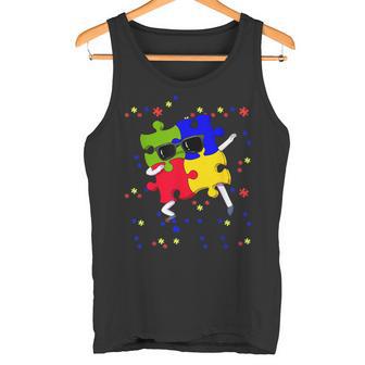 Rompecabezas De Concienciaobre El Autismo Dab Tea Adultos Niños Partidario Camiseta sin mangas - Regaloses
